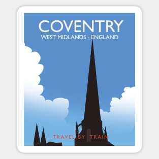 Coventry Cathedral Travel poster Sticker